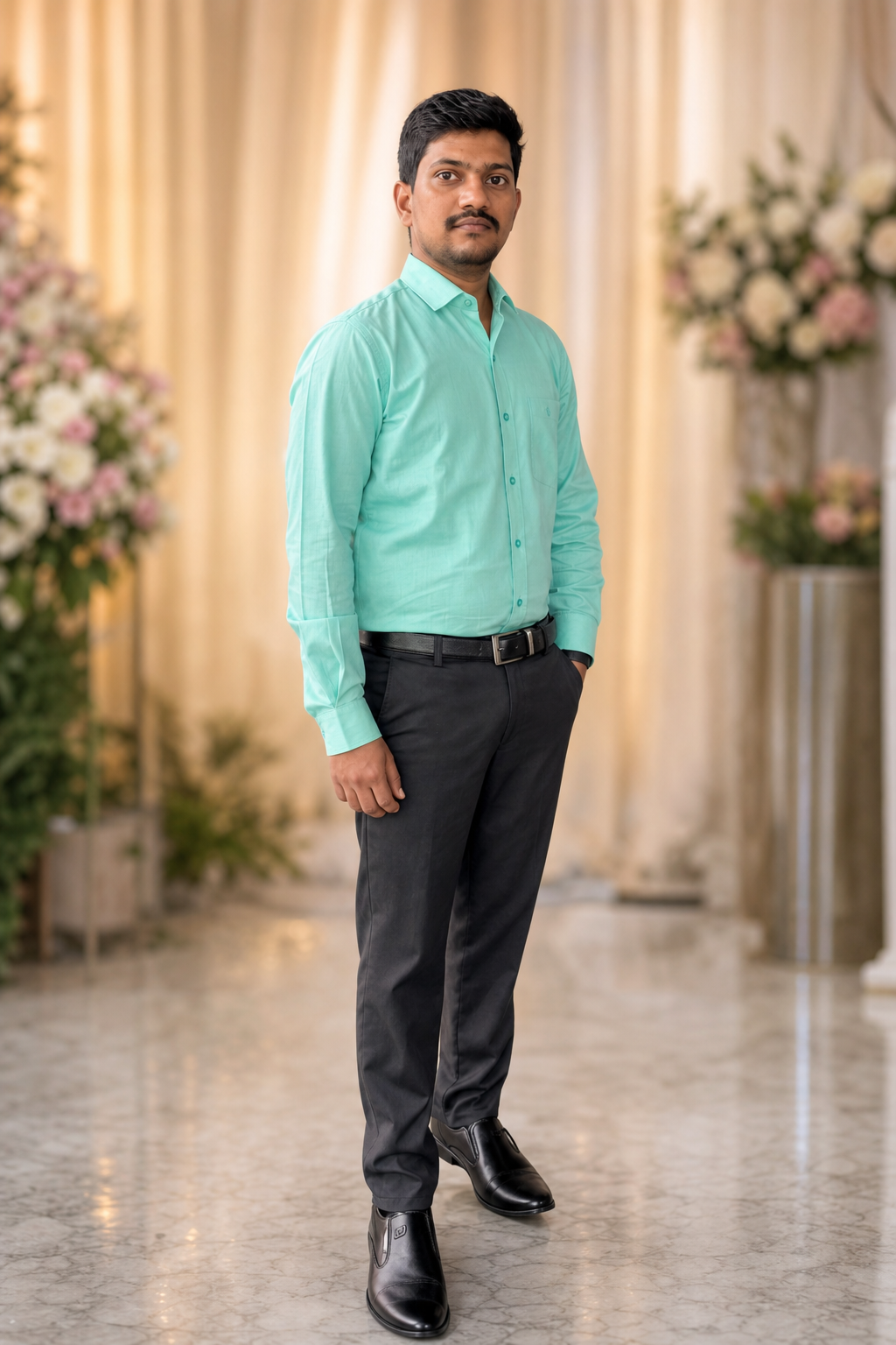 Casual formal portrait